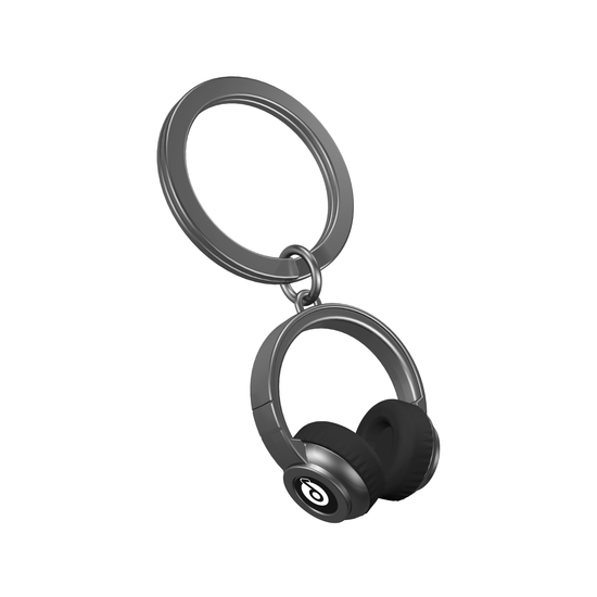 Oli Olsen Metalmorphose Keyring - Black Headphones Keyring