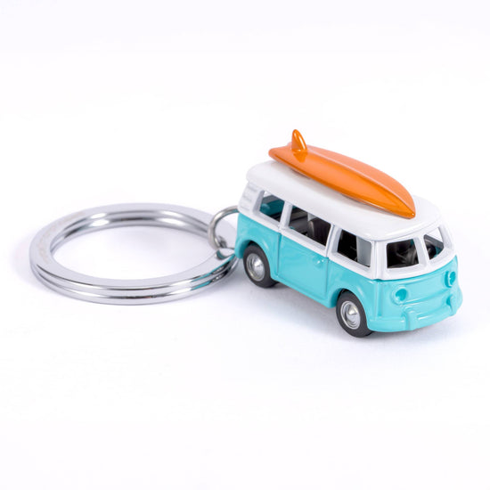 Oli Olsen Metalmorphose Keyring Blue & Orange Surfer Van Keyring