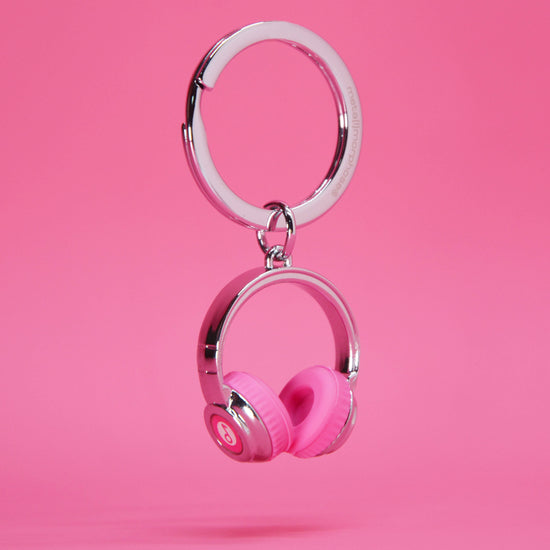 Oli Olsen Metalmorphose Pink Headphones Keyring
