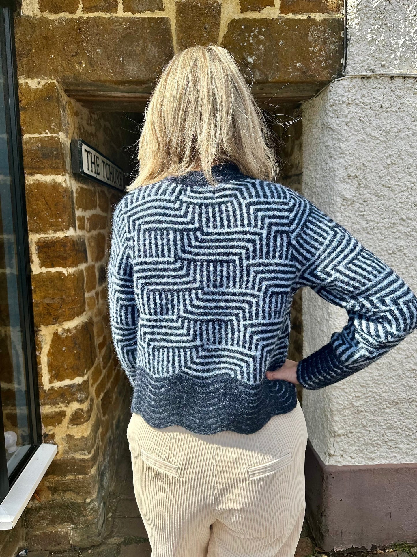 ONE COLLECTIVE Knitwear Natron Knit in Maritime Blue