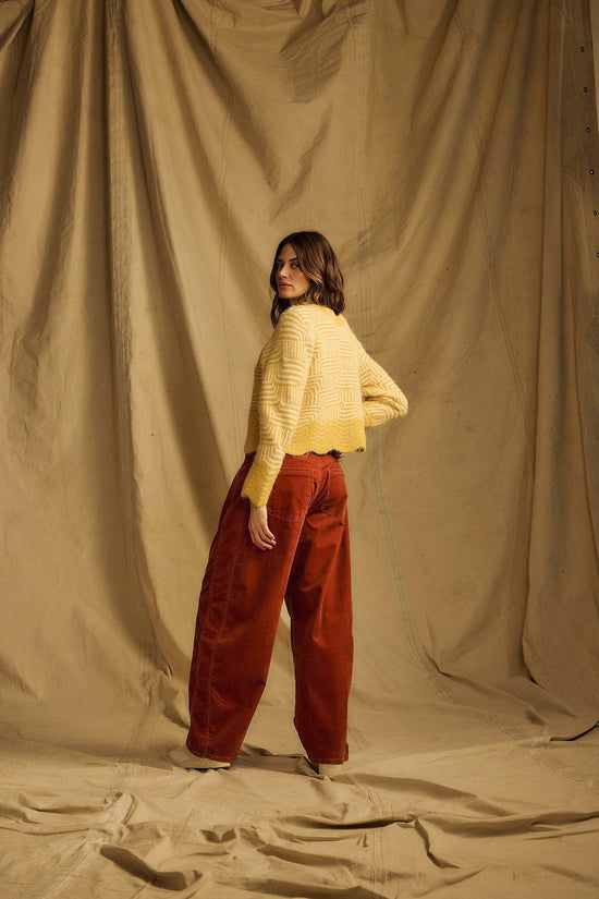 ONE COLLECTIVE Knitwear Natron Knit in Mustard