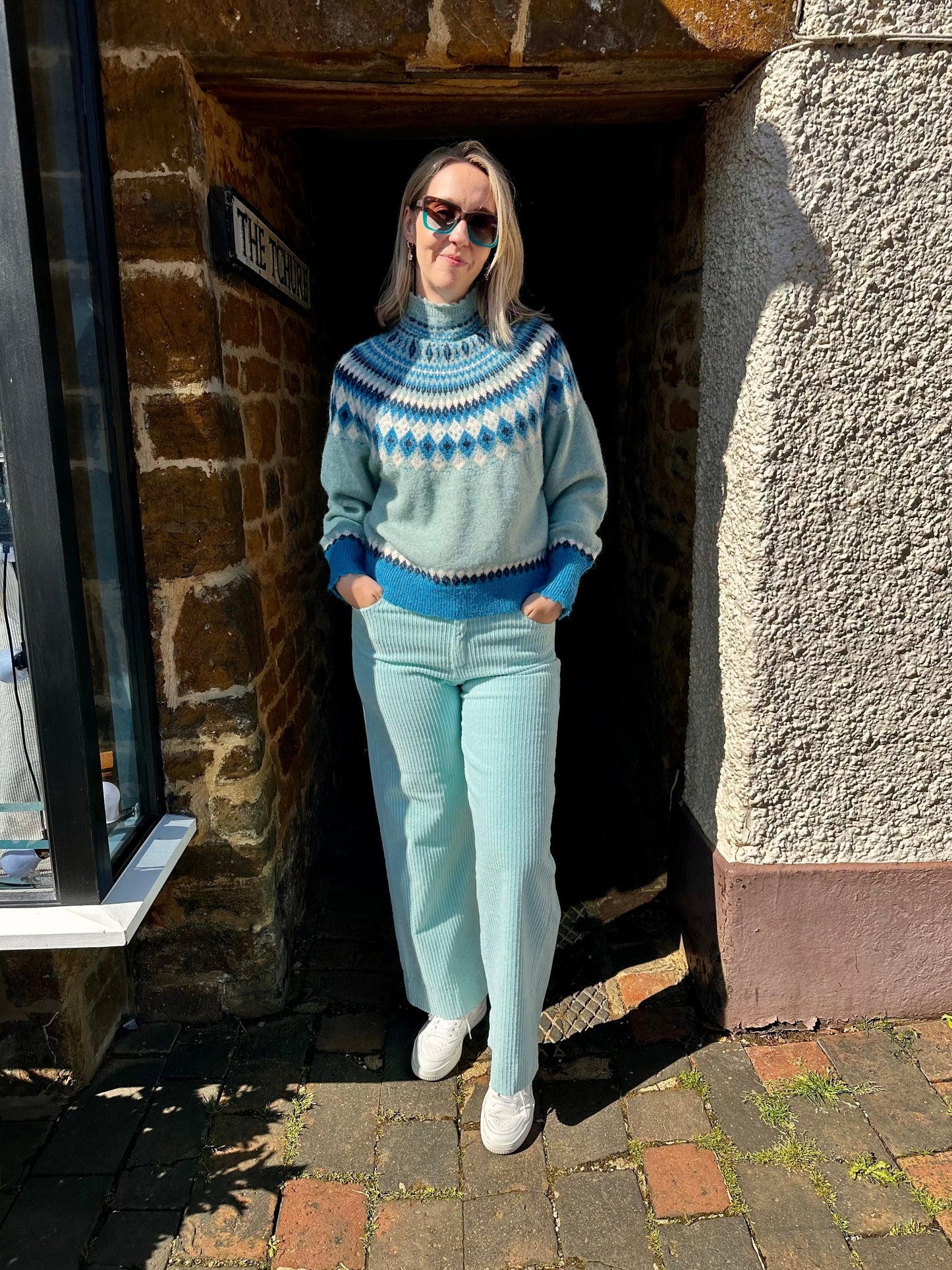 ONE COLLECTIVE Knitwear Tana Ski Knit in Teal