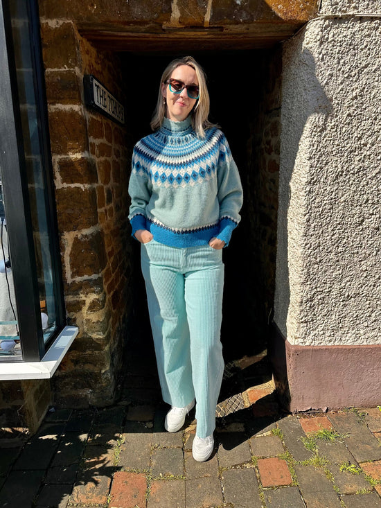 ONE COLLECTIVE Knitwear Tana Ski Knit in Teal