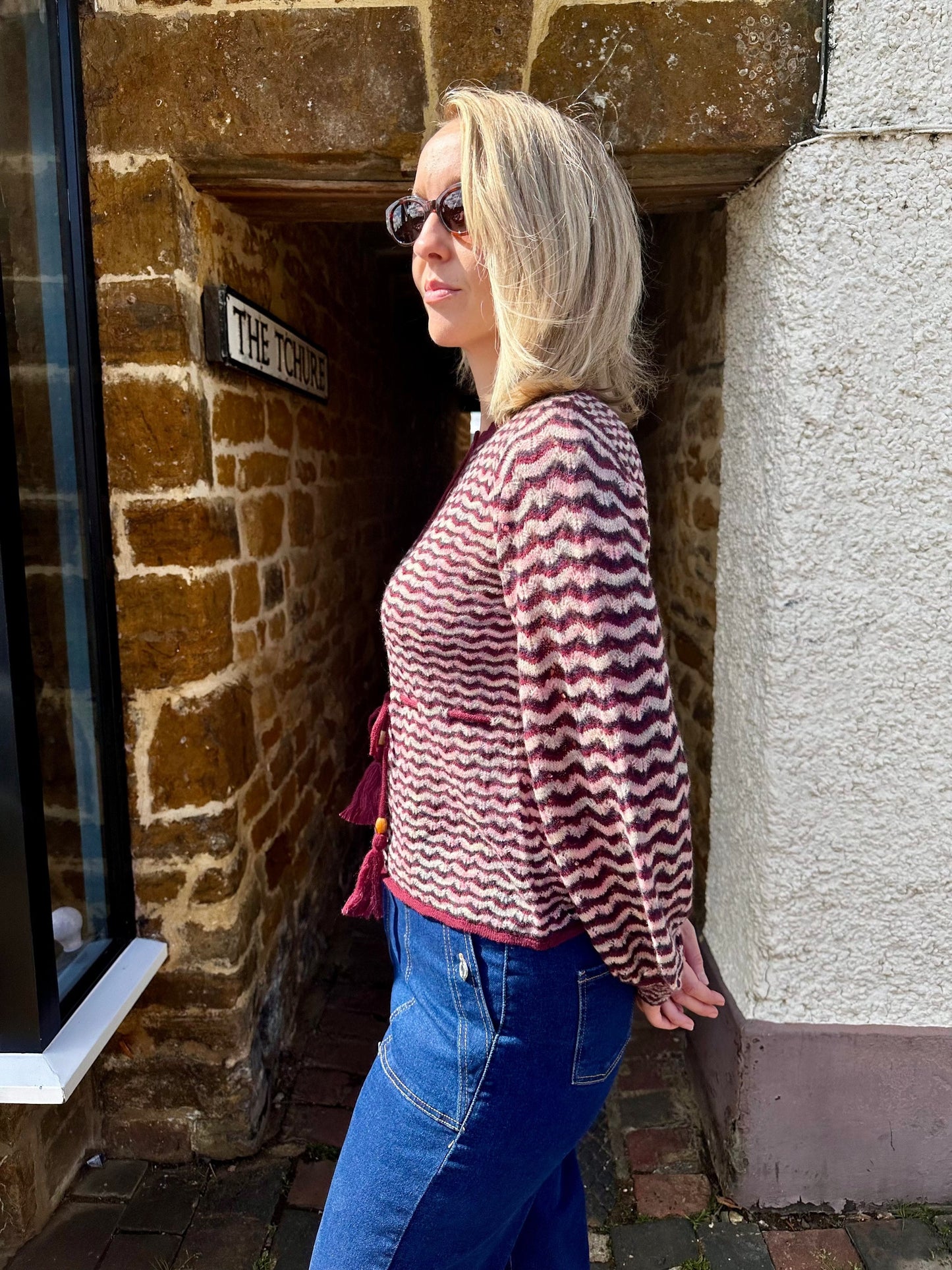 ONE COLLECTIVE Knitwear Vostor Knit in Merlot