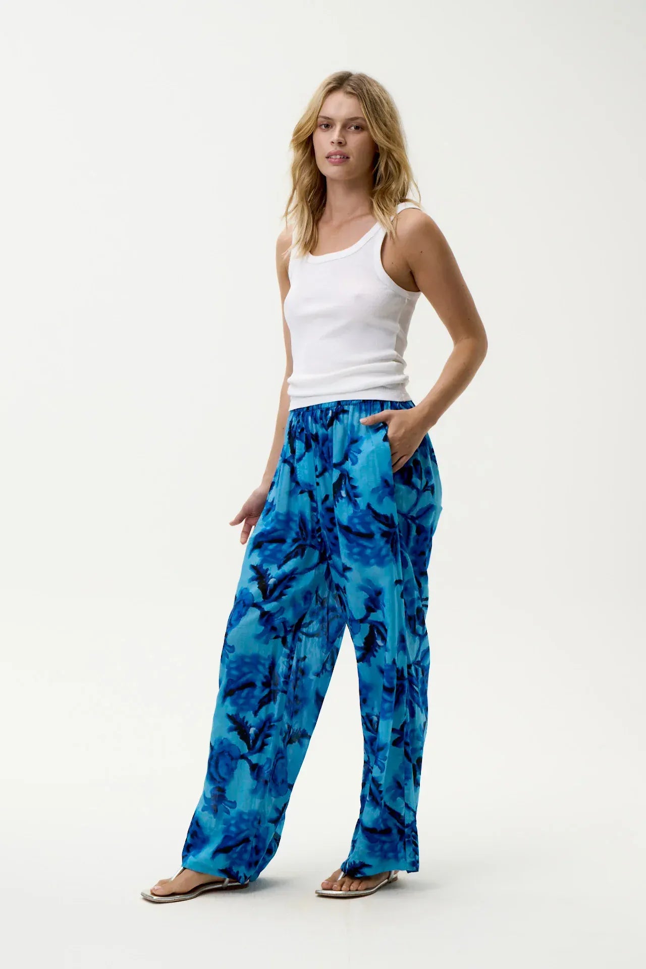 OneSeason Trousers Isla Trousers in Milos Blue