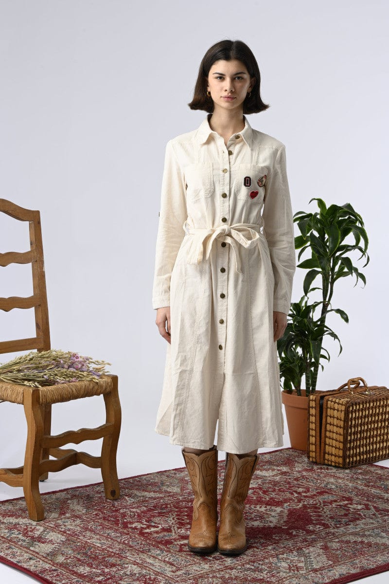 Orfeo Paris Dresses Bart Dress in Cream