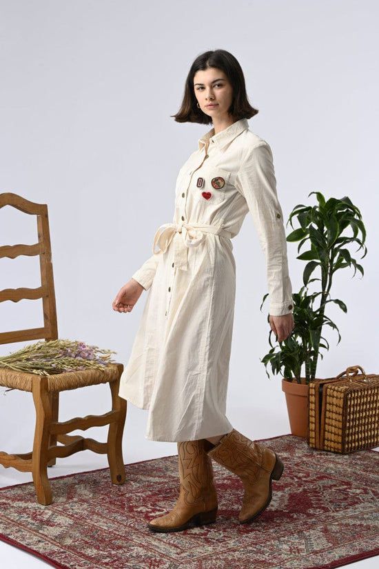 Orfeo Paris Dresses Bart Dress in Cream