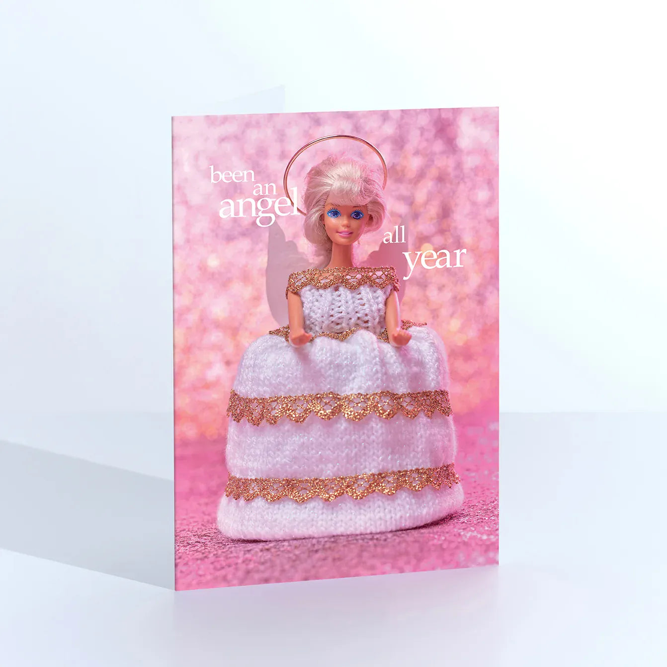 Ornament Art Greetings Cards Been An Angel All Year Christmas Card
