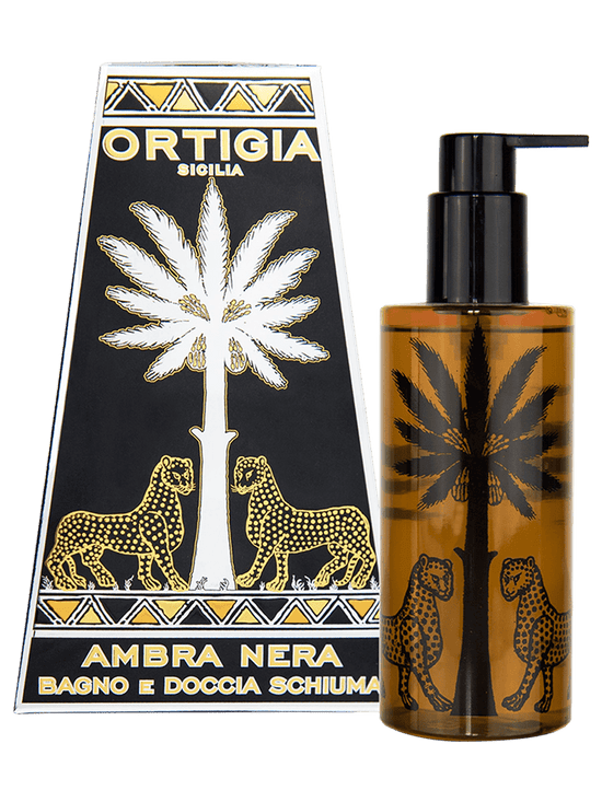 Ortigia Bath & Body Ambra Nera Shower Gel 250ml