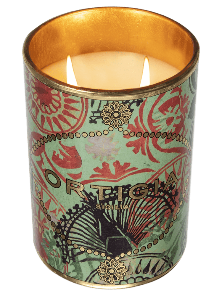 Fico d'India Decorated Candle Medium