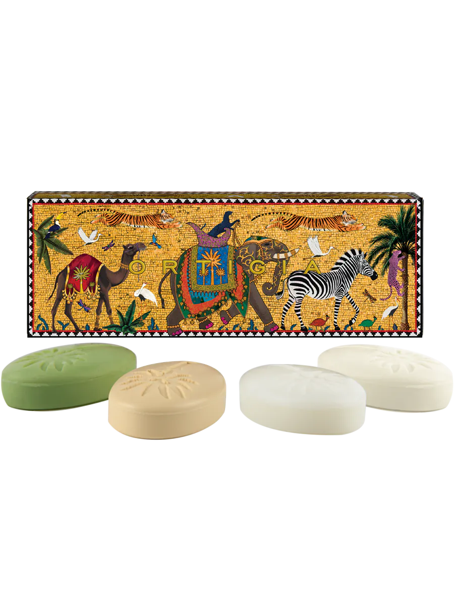 Ortigia Flying Tiger Assorted Soap - 4 Olive Oil Soaps