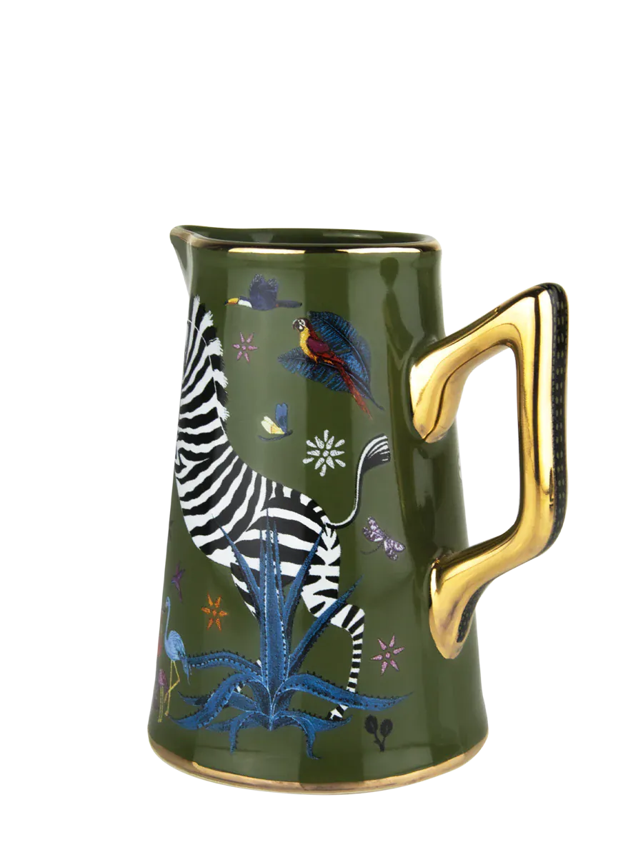 Ortigia Milk Jug in Jungle Ceramic
