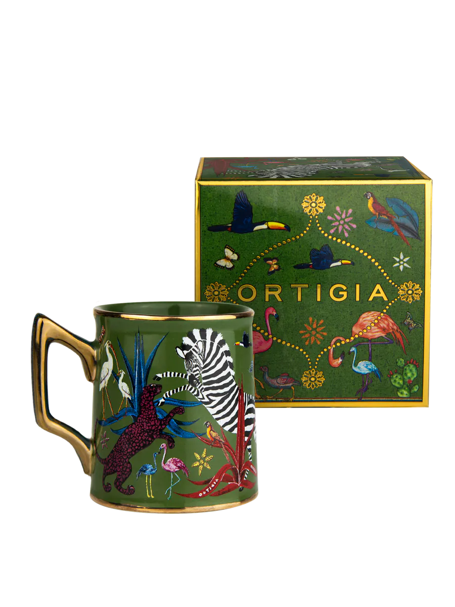 Ortigia Mugs Tazzina Ceramic Green