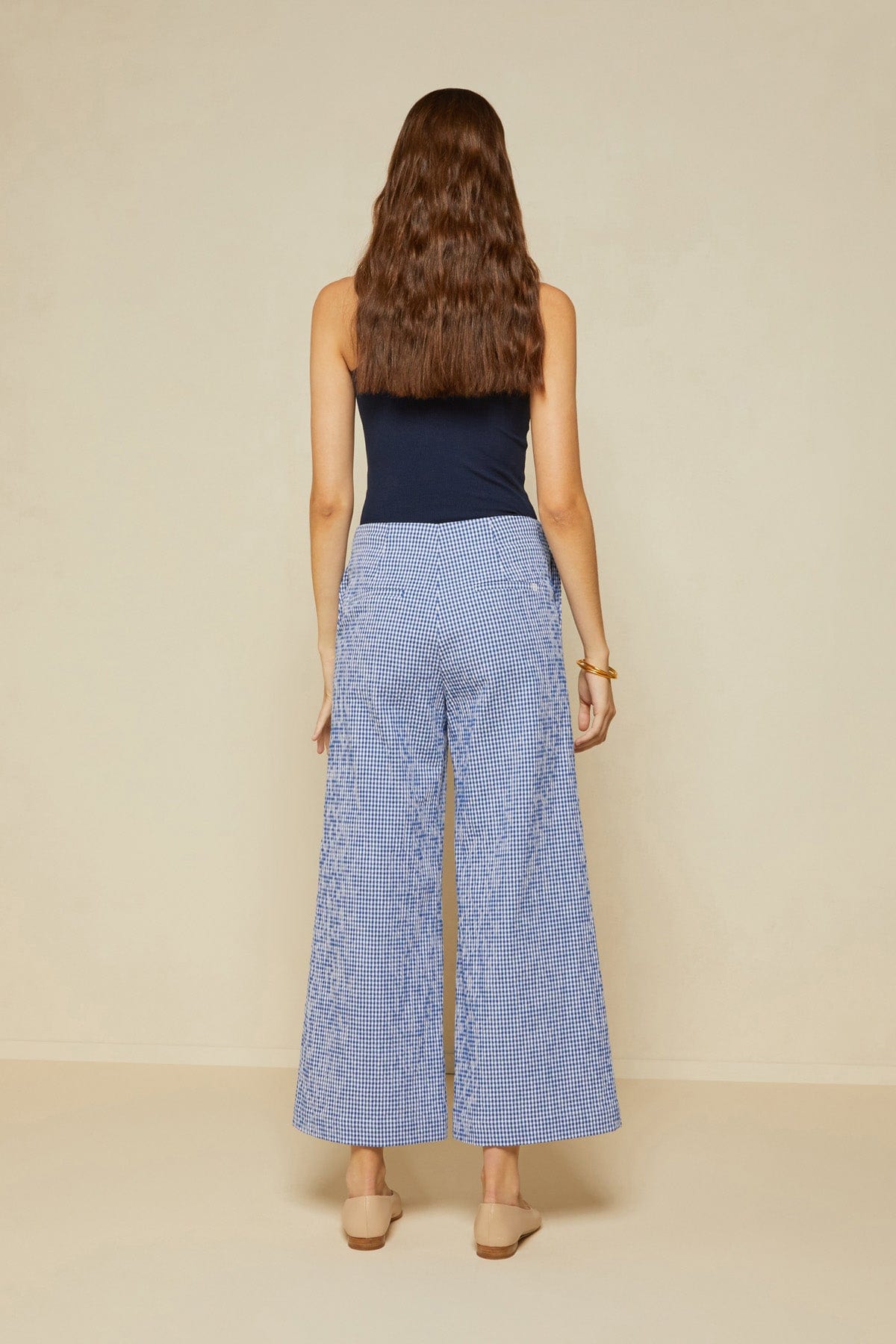ottod'Ame Vichy Cropped Trousers