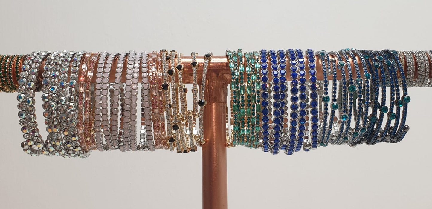 Parkside London Bracelets Crystal Bangles Elaborate