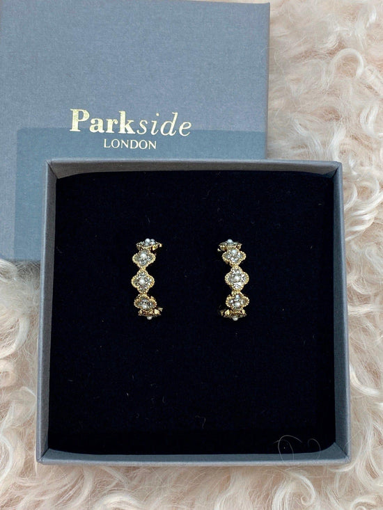 Parkside London Earrings Fleur Hoop