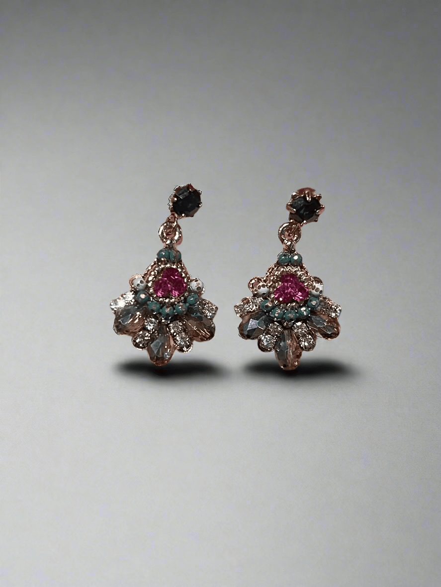 Parkside London Earrings Floral Drop Earrings