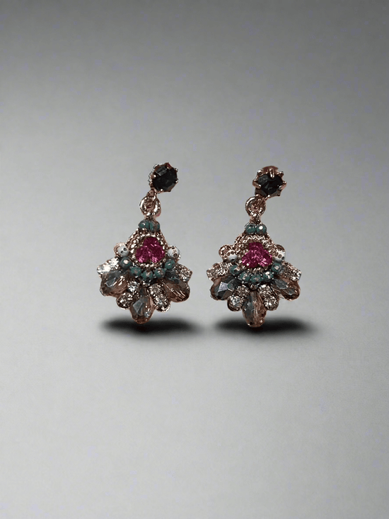 Parkside London Earrings Floral Drop Earrings