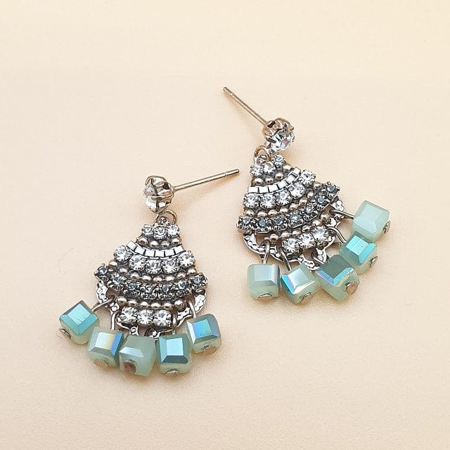 Parkside London Earrings Mint Handmade Earrings