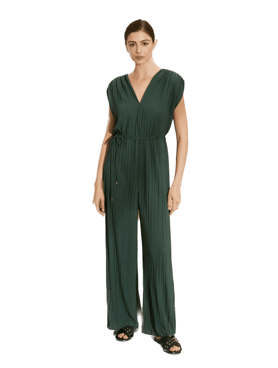Pennyblack Jumpsuits Acoro Pleated Jumpsuit Forest Green