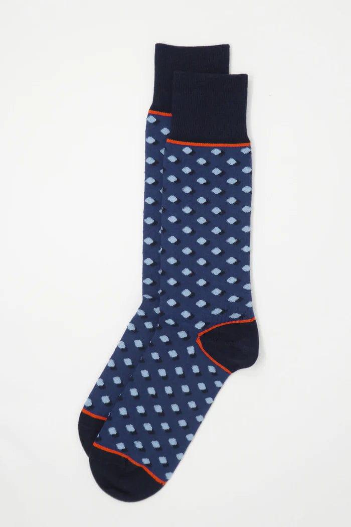 Peper Harow Mens Socks Disruption Mens Socks - Navy