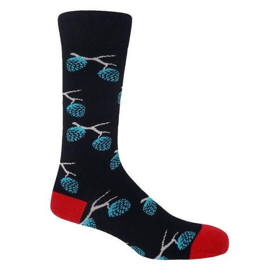 Peper Harow Mens Socks Pine Men's Socks - Black