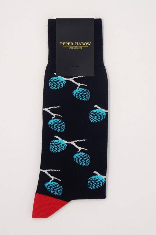 Peper Harow Mens Socks Pine Men's Socks - Black