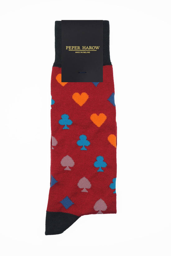 Peper Harow Mens Socks Royal Flush Men's Socks: Green