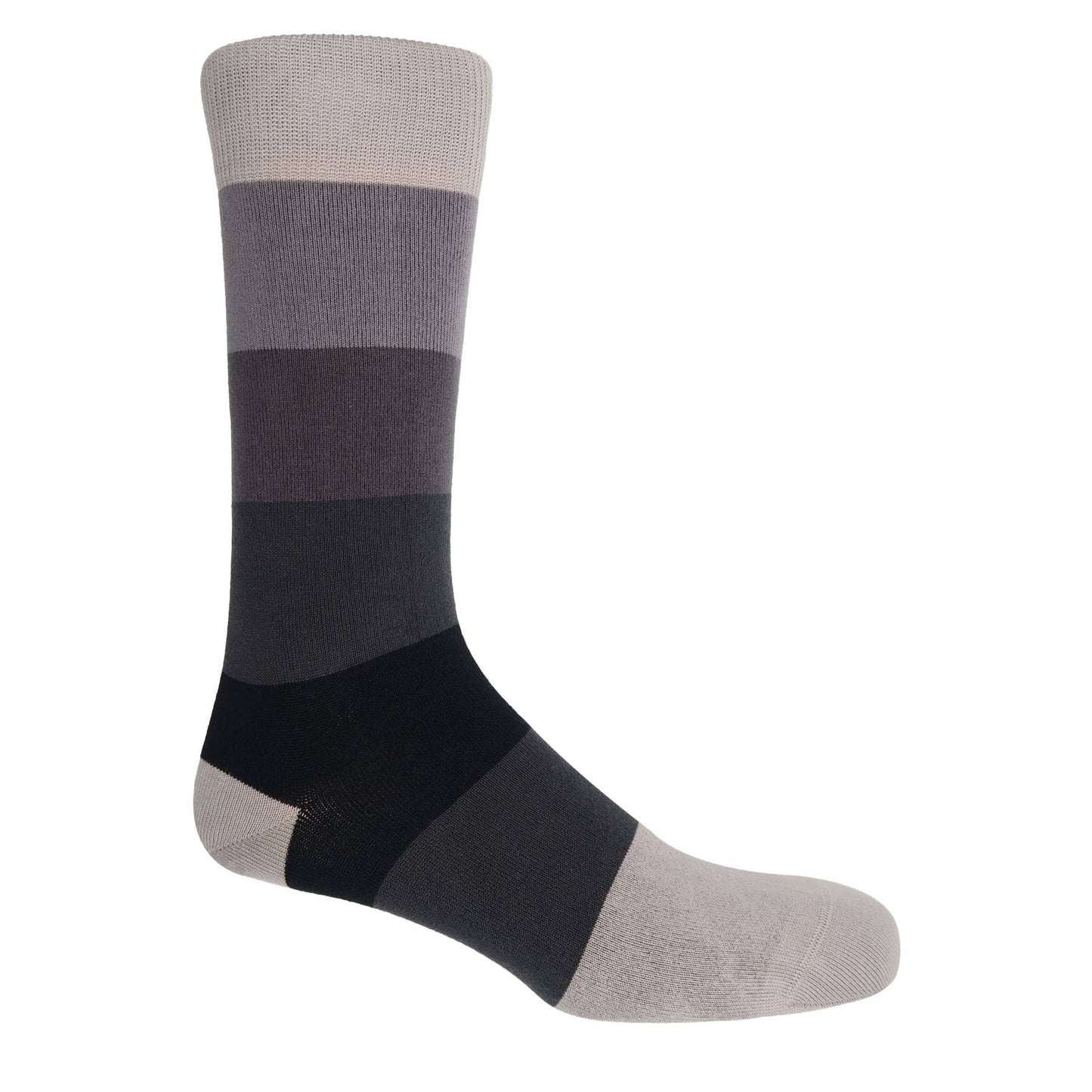 Peper Harow Socks Mens Socks Block Stripe Men's Luxury Socks: Autumn