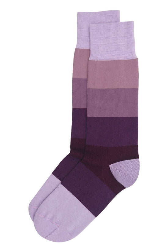 Peper Harow Socks Mens Socks Block Stripe Men's Luxury Socks: Autumn