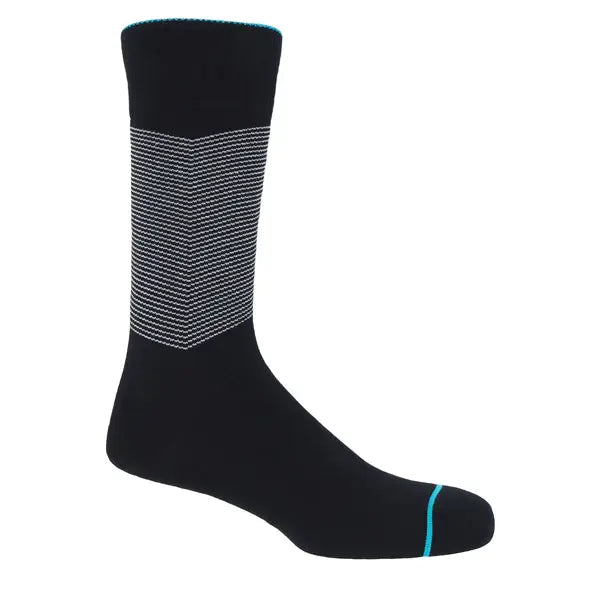 Peper Harow Socks Mens Socks Chevron Men's Luxury Socks: Garnet