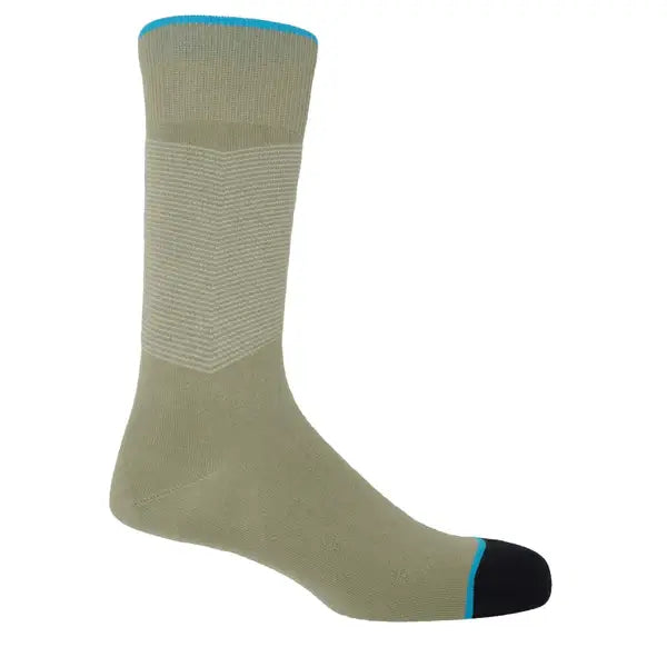 Peper Harow Socks Mens Socks Chevron Men's Luxury Socks: Garnet