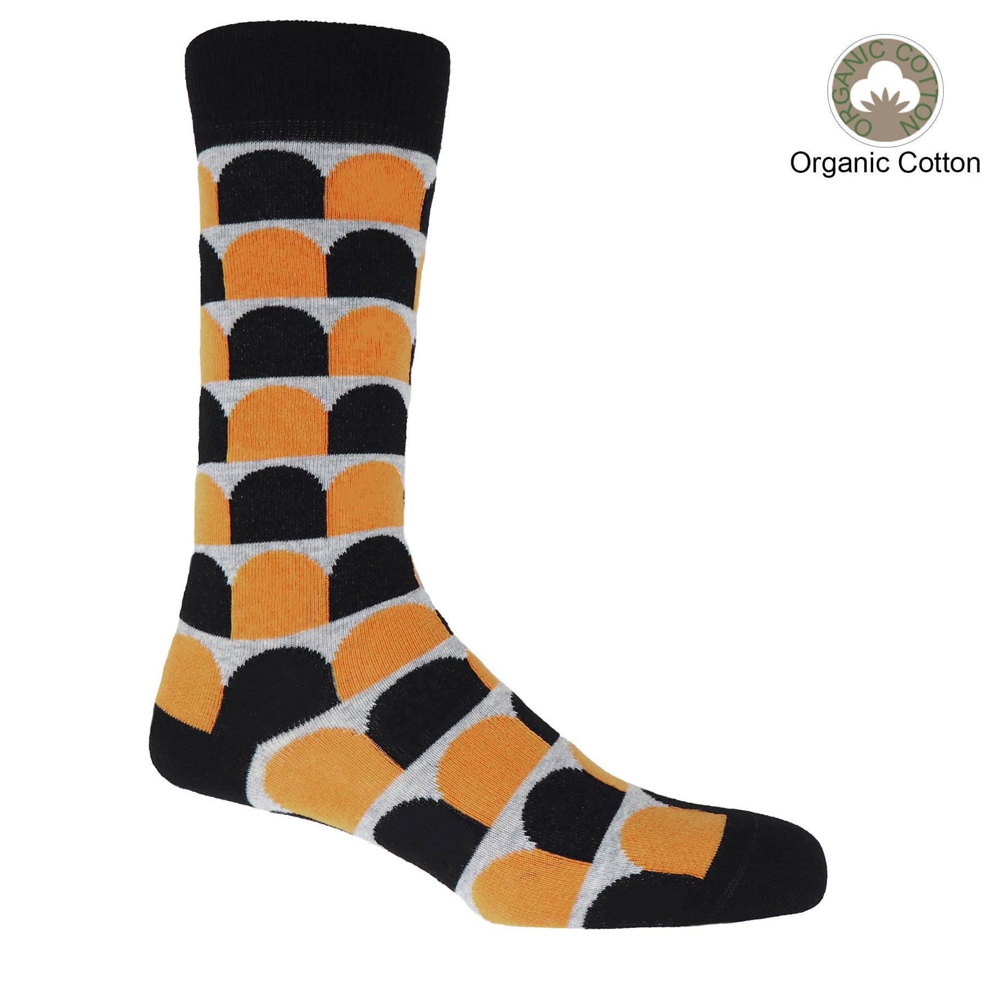 Peper Harow Socks Mens Socks Ouse Men's Organic Socks: Black