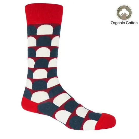 Peper Harow Socks Mens Socks Ouse Men's Organic Socks: Black