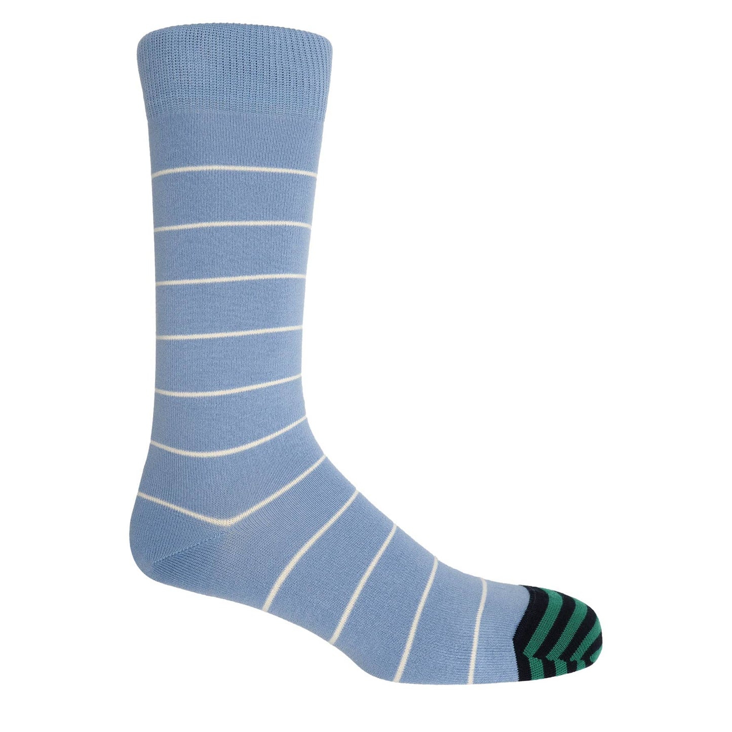 Peper Harow Socks Mens Socks Thin Stripe Men's Socks: Black