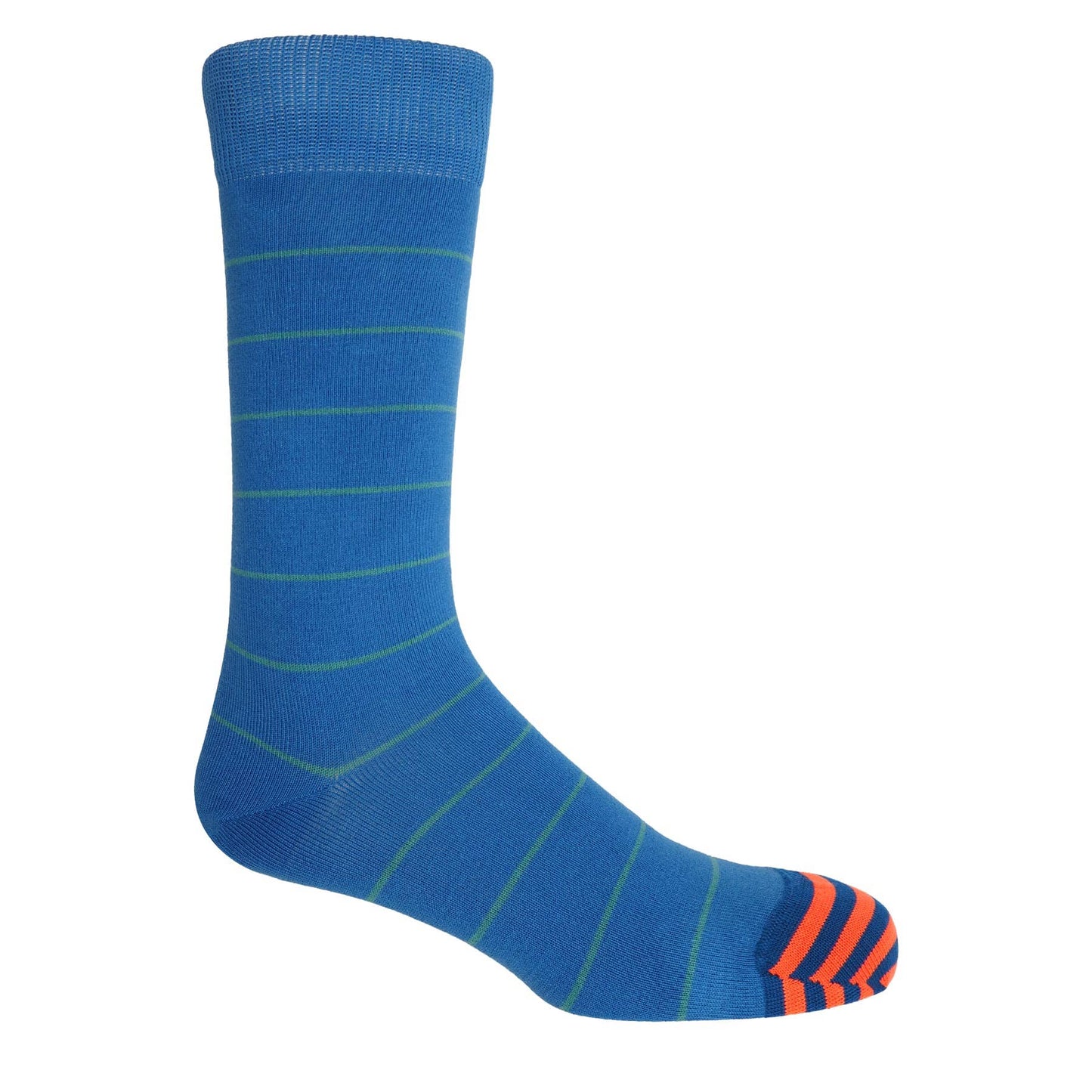 Peper Harow Socks Mens Socks Thin Stripe Men's Socks: Blue