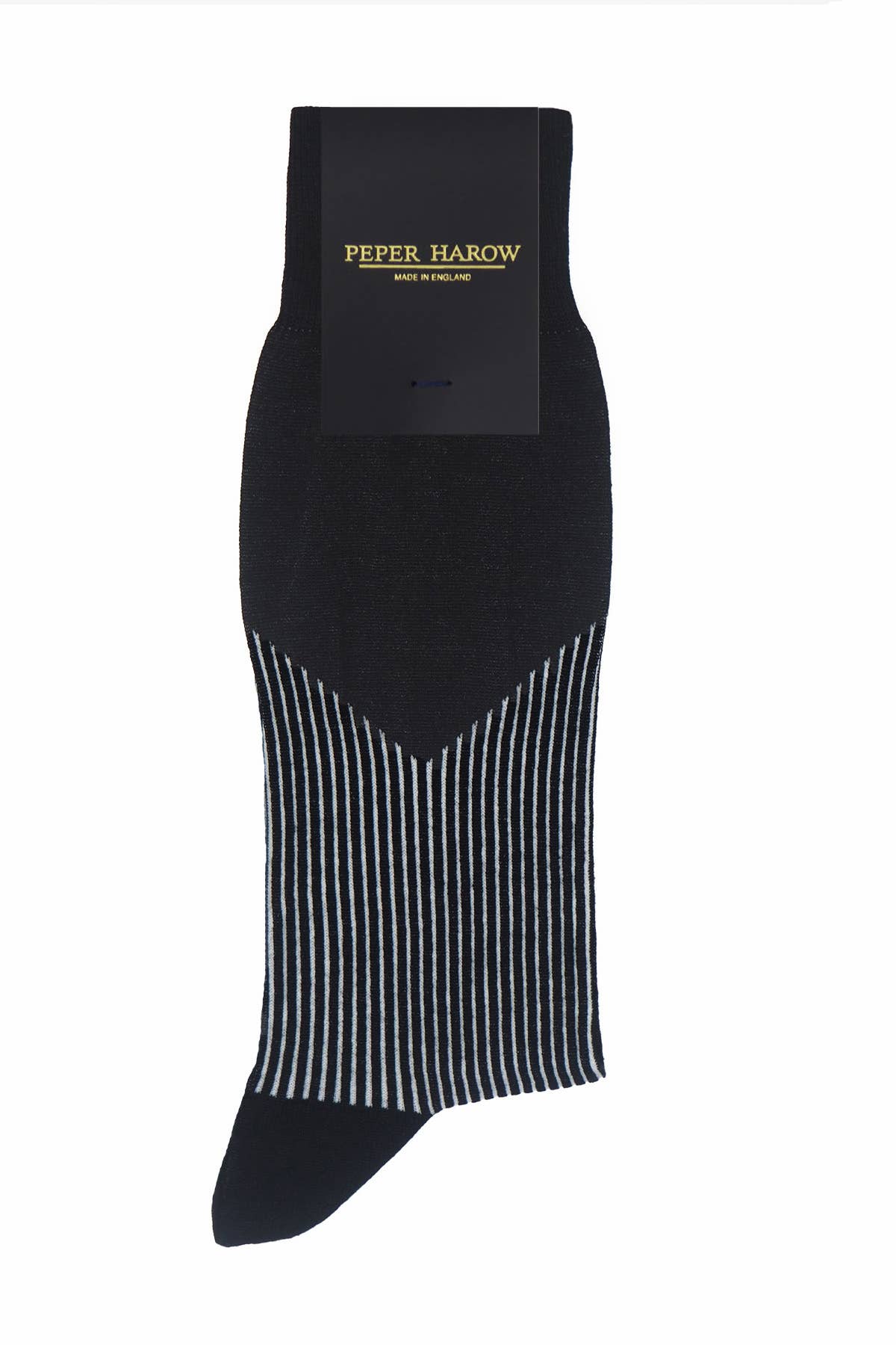 Peper Harow Socks Mens Socks V-Stripe Men's Premium Socks: Blue