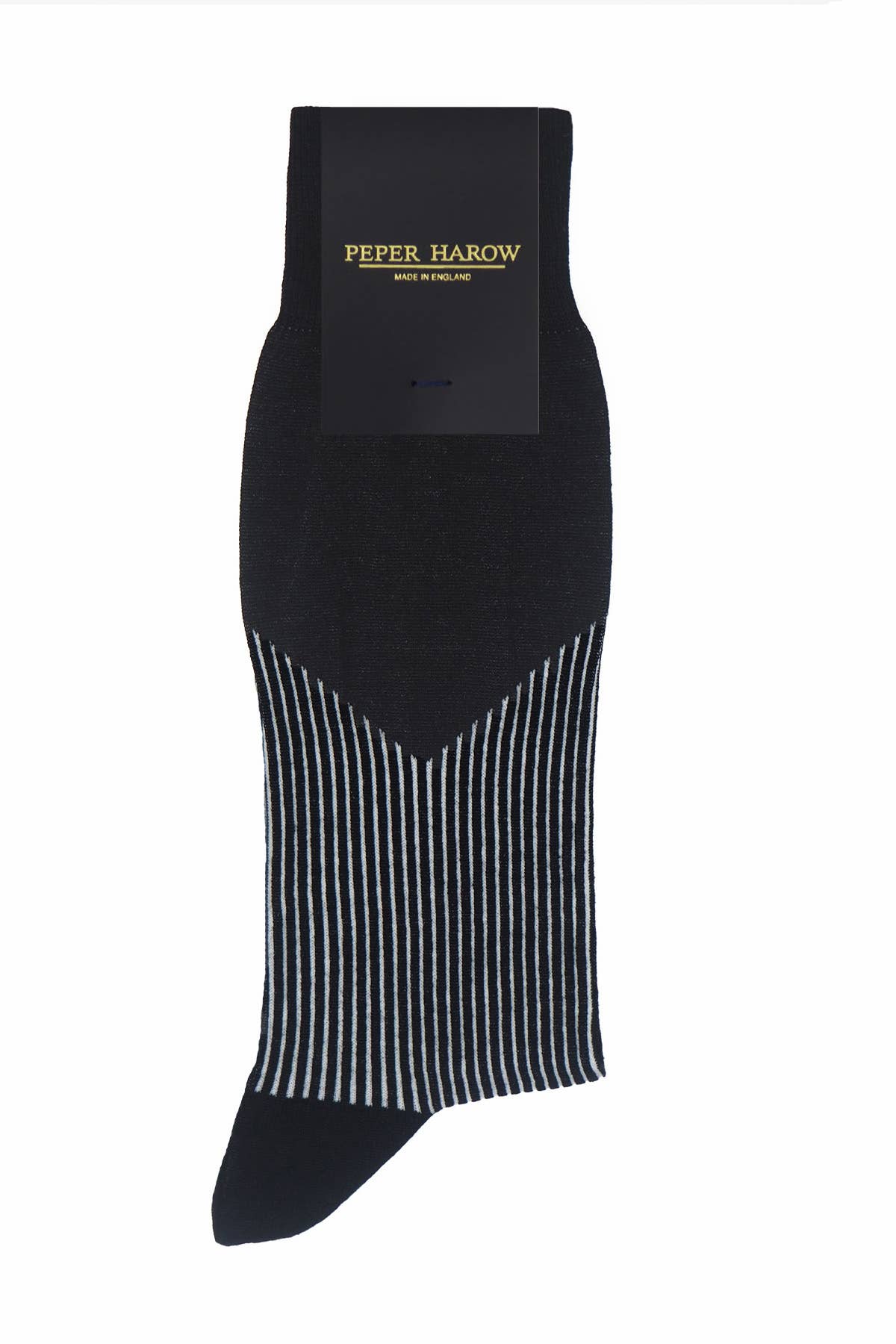 Peper Harow Socks Mens Socks V-Stripe Men's Premium Socks: Burgundy