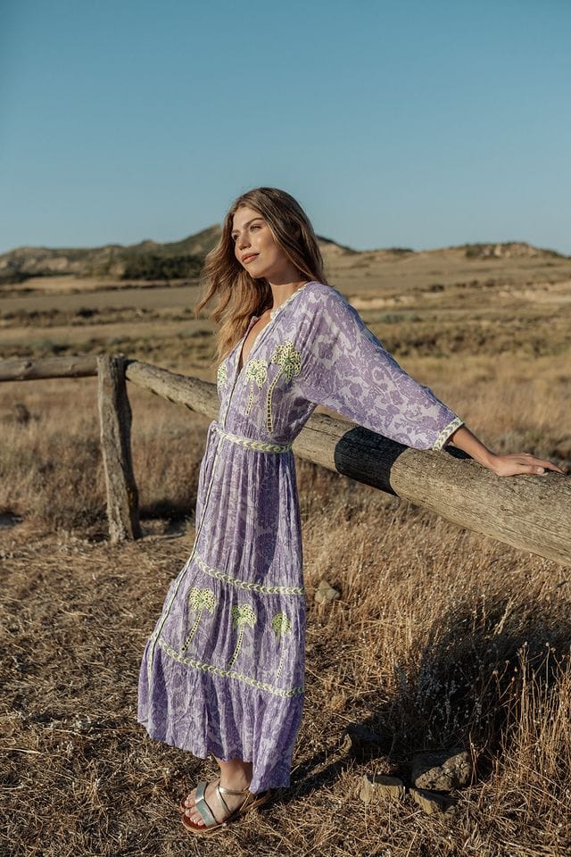 Piti Cuiti Dresses Cairns Long Dress Lilac