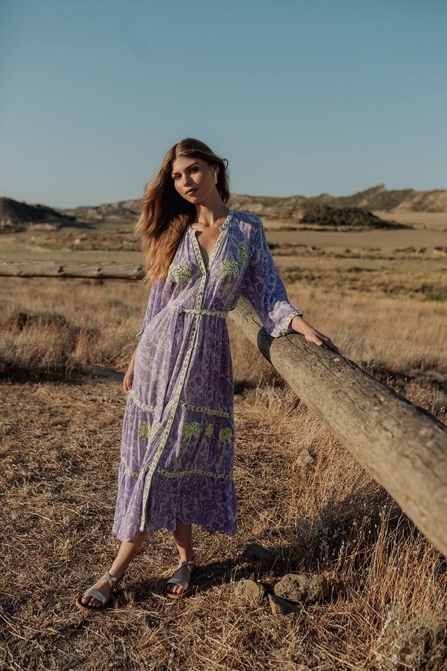 Piti Cuiti Dresses Cairns Long Dress Lilac
