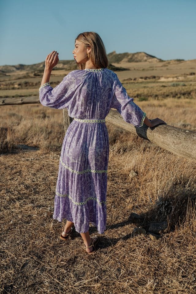 Piti Cuiti Dresses Cairns Long Dress Lilac