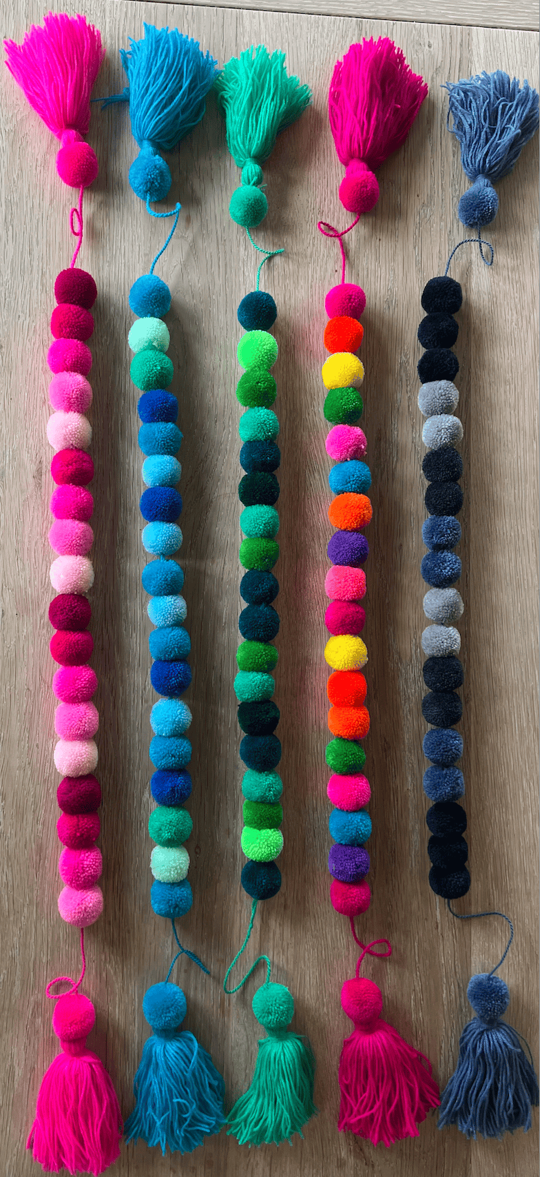 PomPom Galore Accessories Green pom pom Hatband