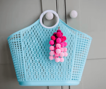 Small Ombre Bag Charm Pinks