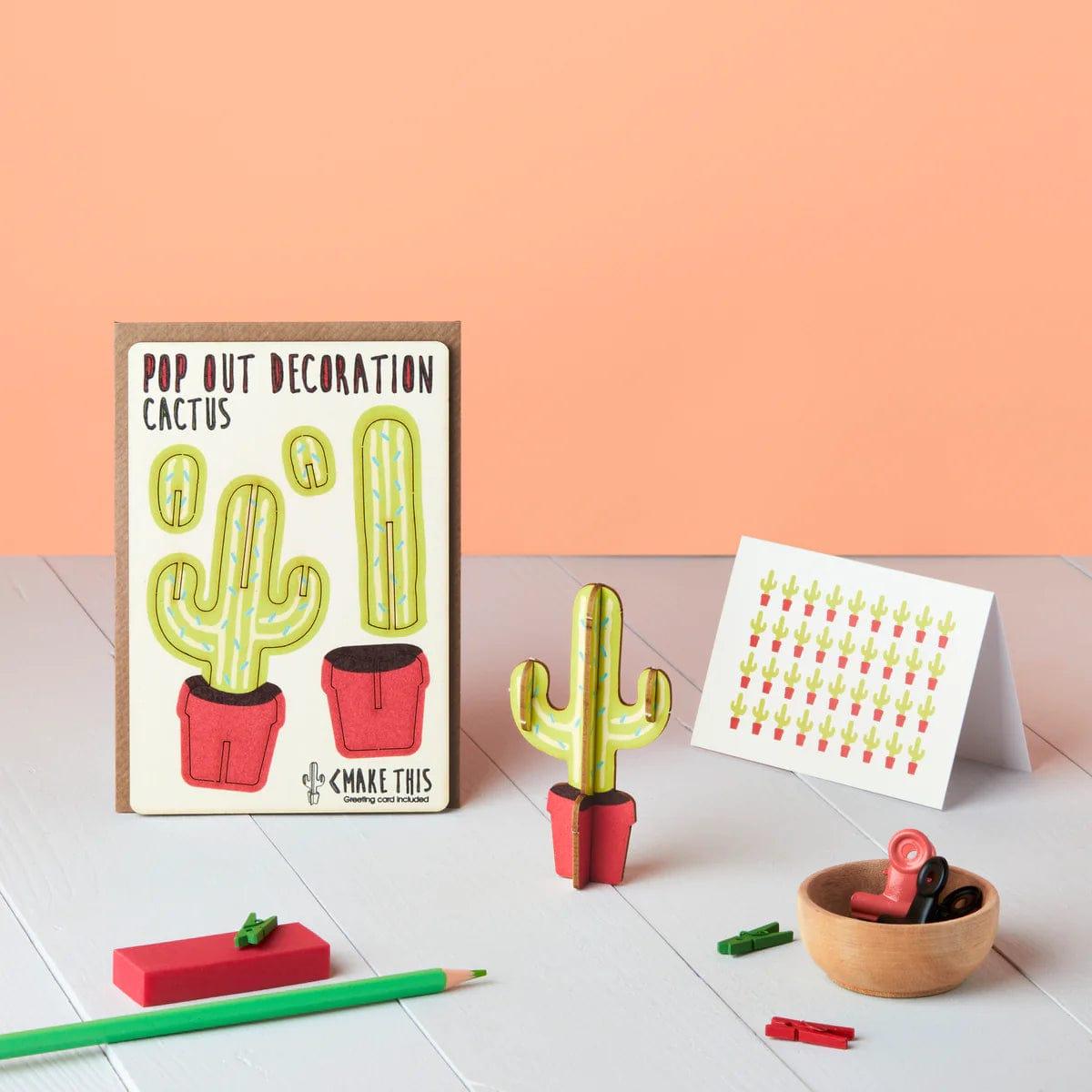 Pop Out Card Company Cactus Pop Out Card