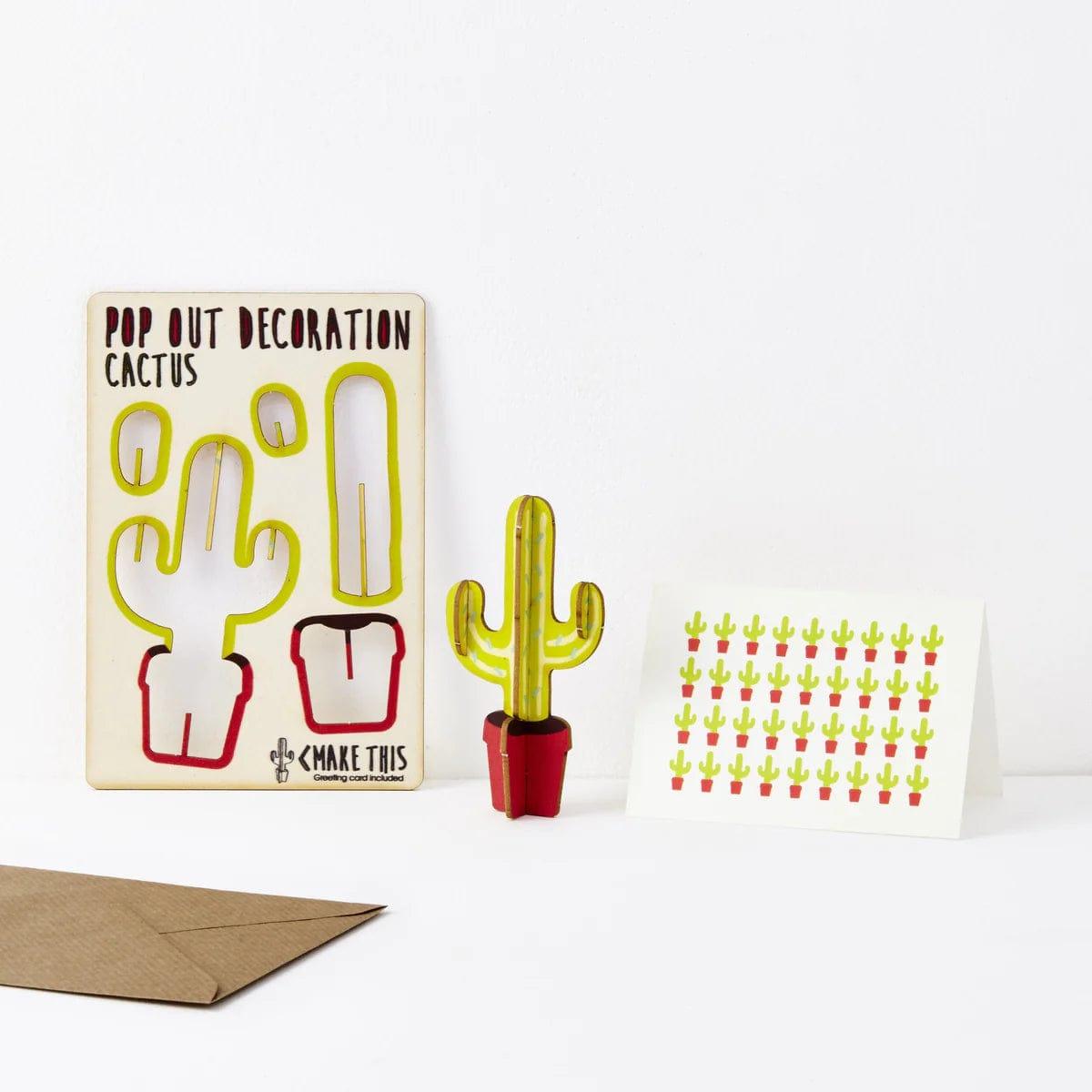 Pop Out Card Company Cactus Pop Out Card