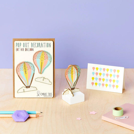 Pop Out Card Company Hot Air Balloon Pop Out Card