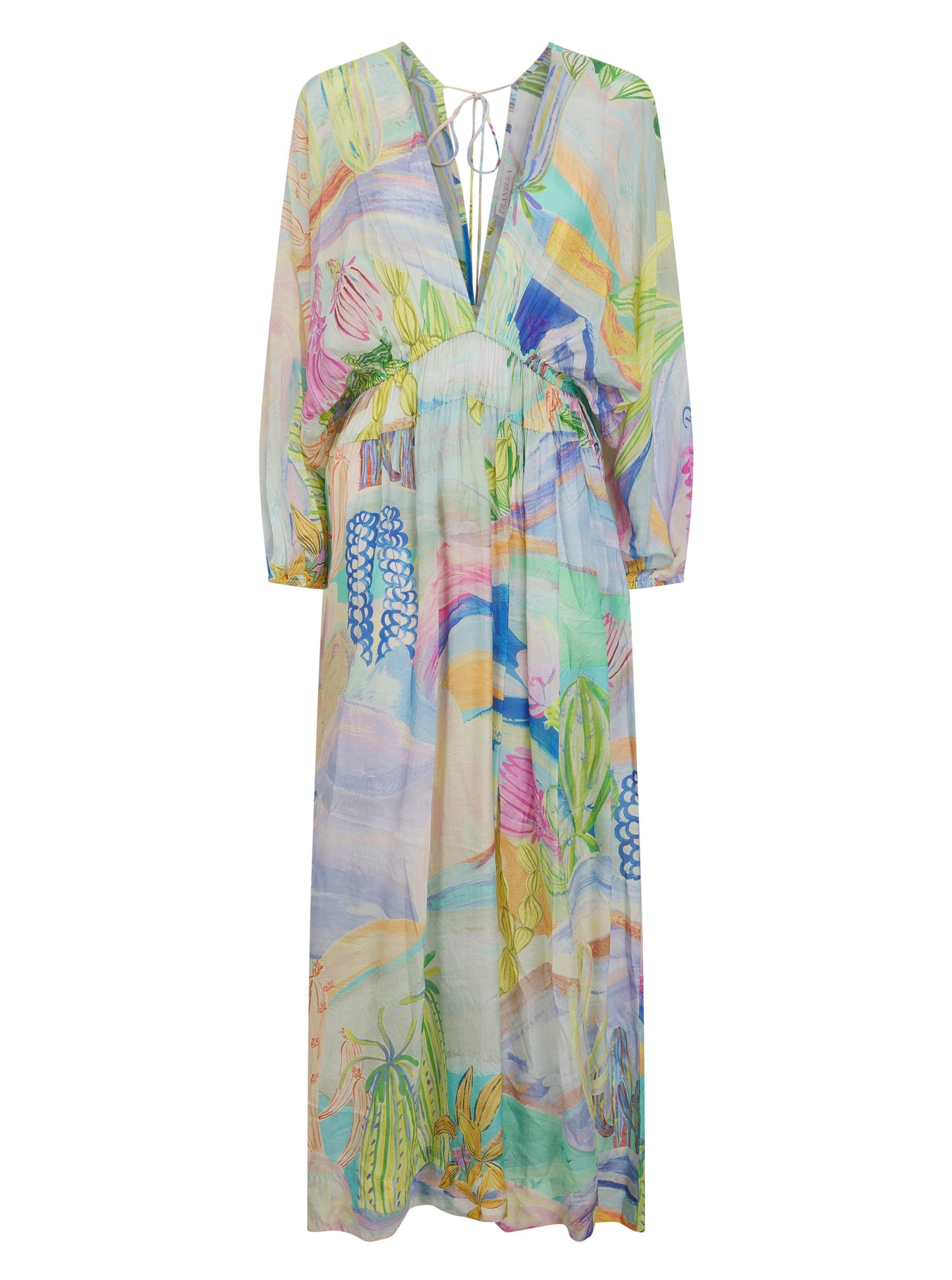 Pranella Dresses Cortina Yucca Print Kaftan