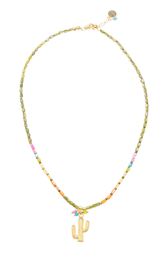 Pranella Necklaces Desra Necklace – Cactus Charm
