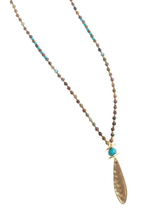 Pranella Necklaces Emilia Oval Necklace in Gold