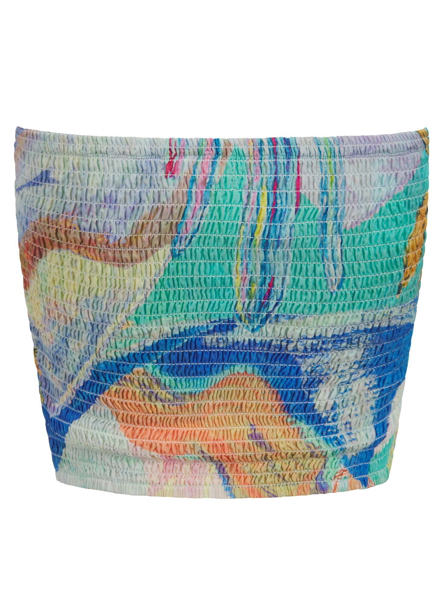 Pranella Tops Yucca Print Crop Top